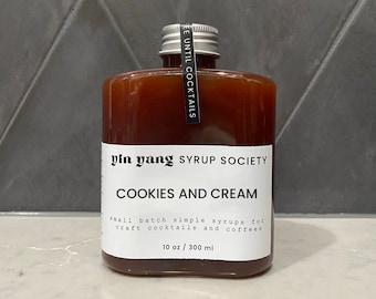 Cookies and Cream Coffee & Cocktail Syrup - 10 oz / 300 ml