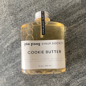 Cookie Butter Coffee & Cocktail Syrup - 10 oz / 300 ml