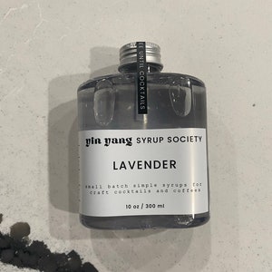 Lavender Coffee & Cocktail Syrup - 10 oz / 300 ml