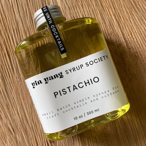 Pistachio Coffee & Cocktail Syrup - 10 oz / 300 ml