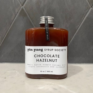 Chocolate Hazelnut Coffee & Cocktail Syrup - 10 oz / 300 ml