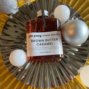 Brown Butter Caramel Coffee & Cocktail Syrup - 10 oz / 300 ml