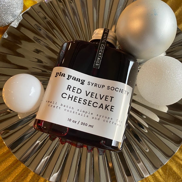 Red Velvet Cheesecake Coffee & Cocktail Syrup - 10 oz / 300 ml