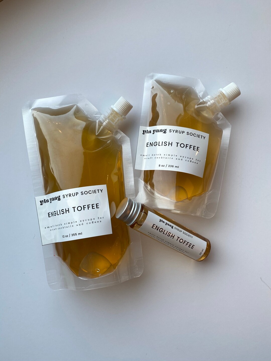 English Toffee Coffee & Cocktail Syrup 10 Oz / 300 Ml Etsy