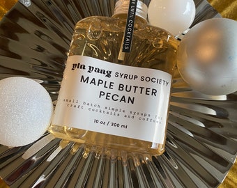 Maple Butter Pecan Coffee & Cocktail Syrup - 10 oz / 300 ml