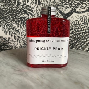 Prickly Pear Coffee & Cocktail Syrup - 10 oz / 300 ml