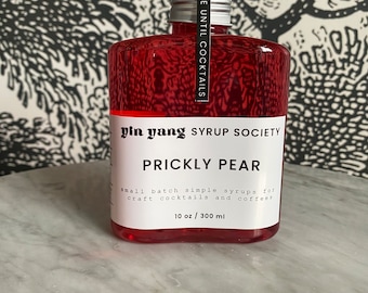 Prickly Pear Coffee & Cocktail Syrup - 10 oz / 300 ml