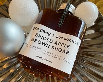 Spiced Apple Brown Sugar Coffee & Cocktail Syrup - 10 oz / 300 ml