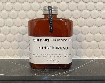 Gingerbread Coffee & Cocktail Syrup - 10 oz / 300 ml