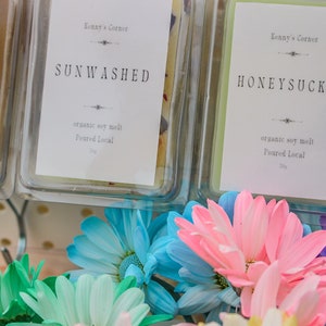STRONG scented soy wax melts - organic wax melt - choose your scent - soy wax bars - mothers day gifts - wax warmer cubes