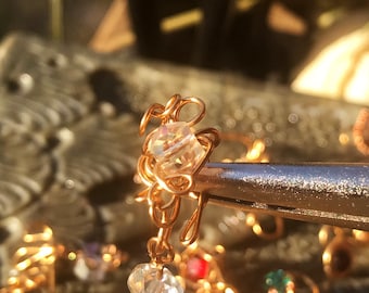 Abstract Gold Dangle