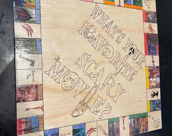 Tablero de Monopoly personalizado de terror