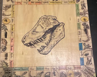 Tablero de Monopoly personalizado de Jurassic
