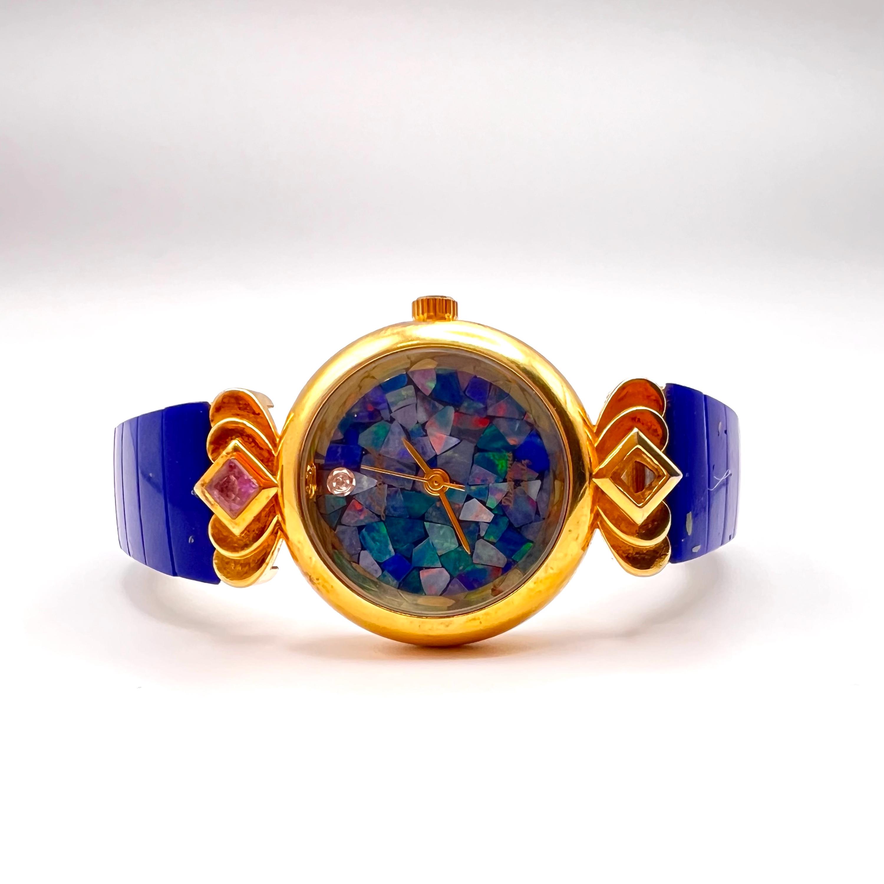 Opal Gold Vintage Watch - Etsy display picture 3