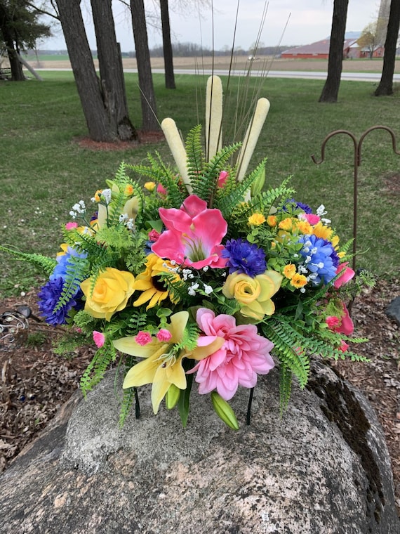 Cemetery Flowers Etsy
