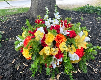 Cemetery flowers