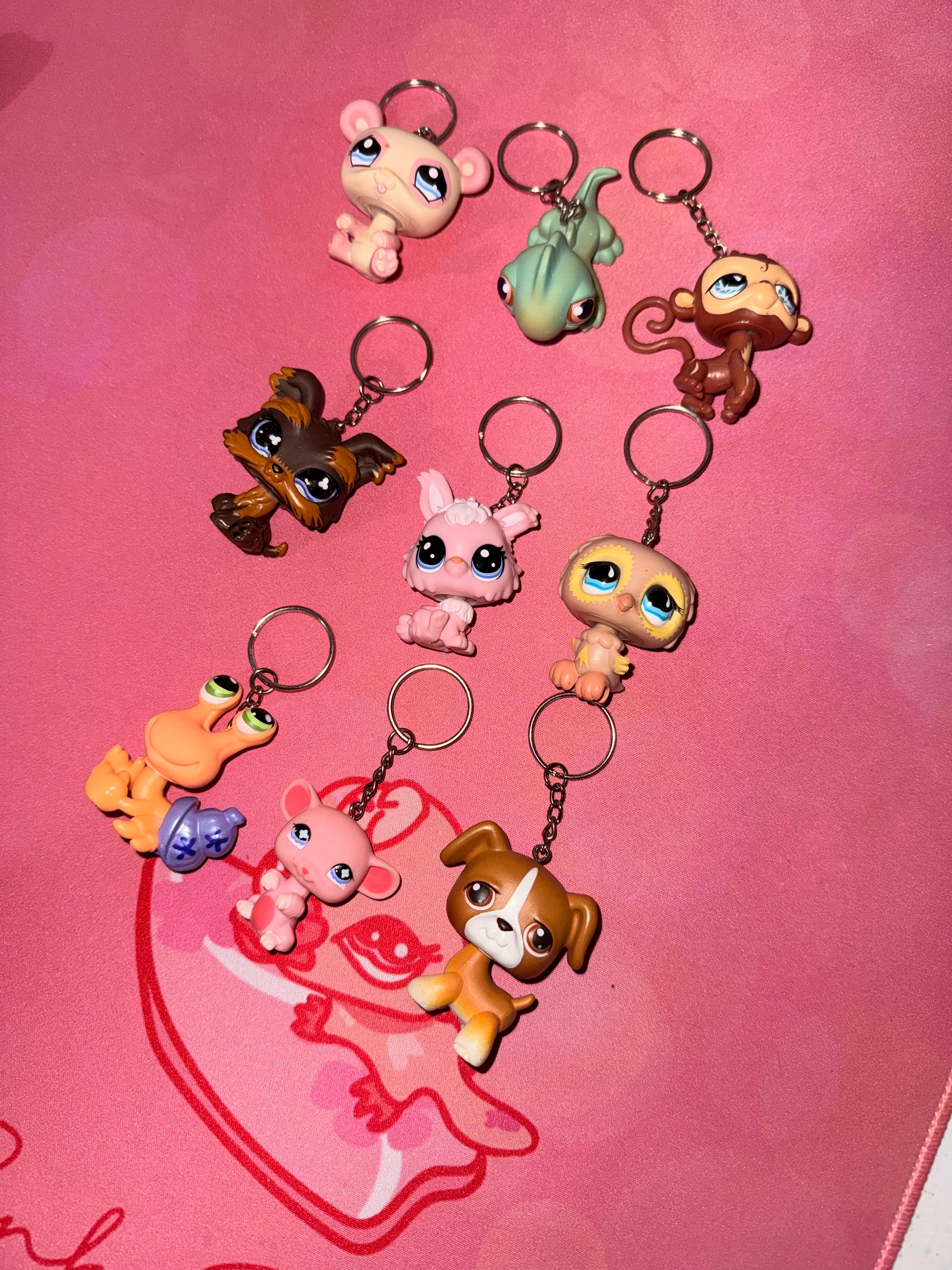 Authentic LPS Keychain Pets | Keychain | LPS | Littlest Pet Shop | Lps ...