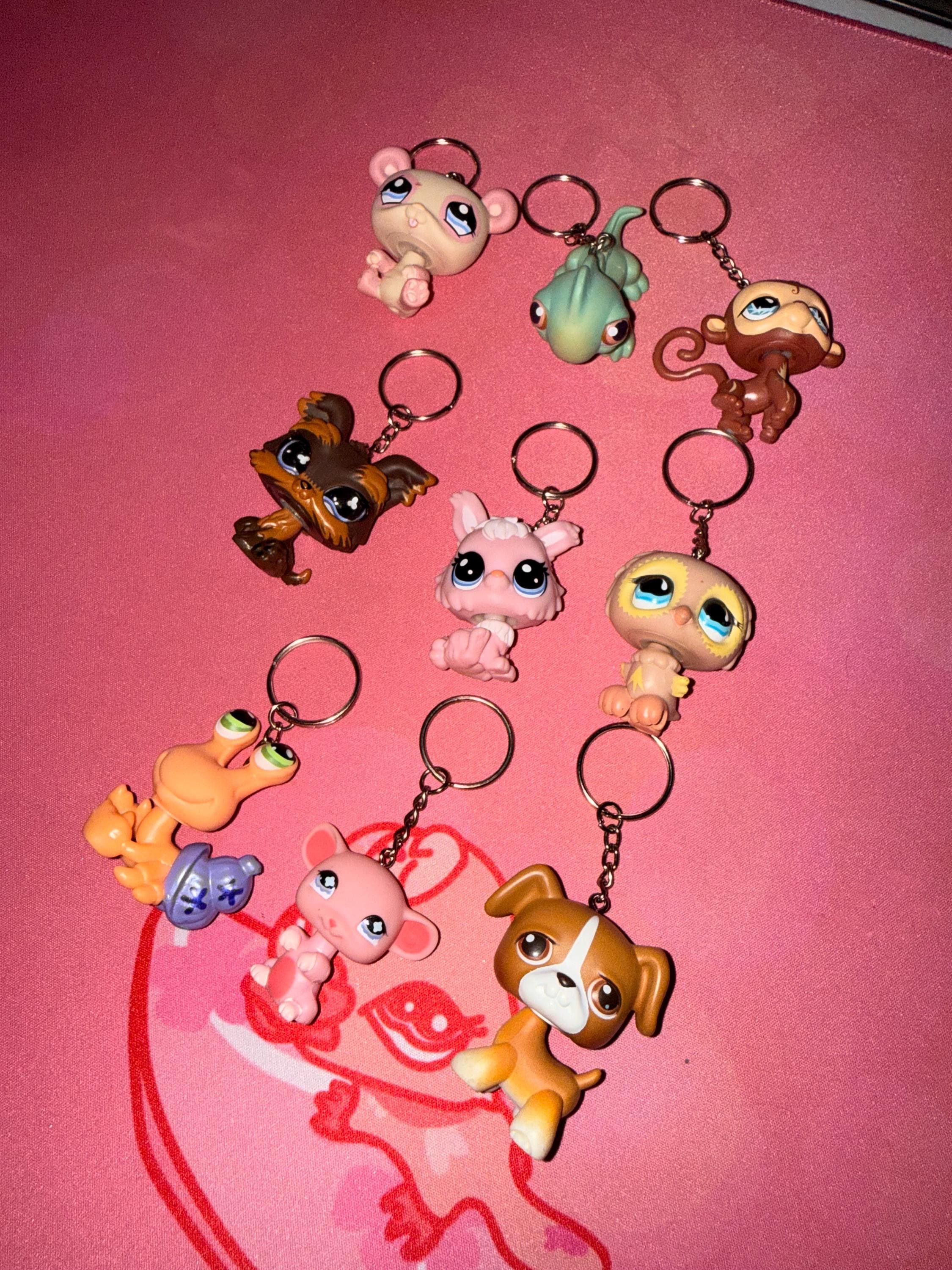 Authentic LPS Keychain Pets | Keychain | LPS | Littlest Pet Shop | Lps ...