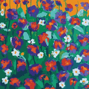 Field of Flowers 6_1a Digital Art