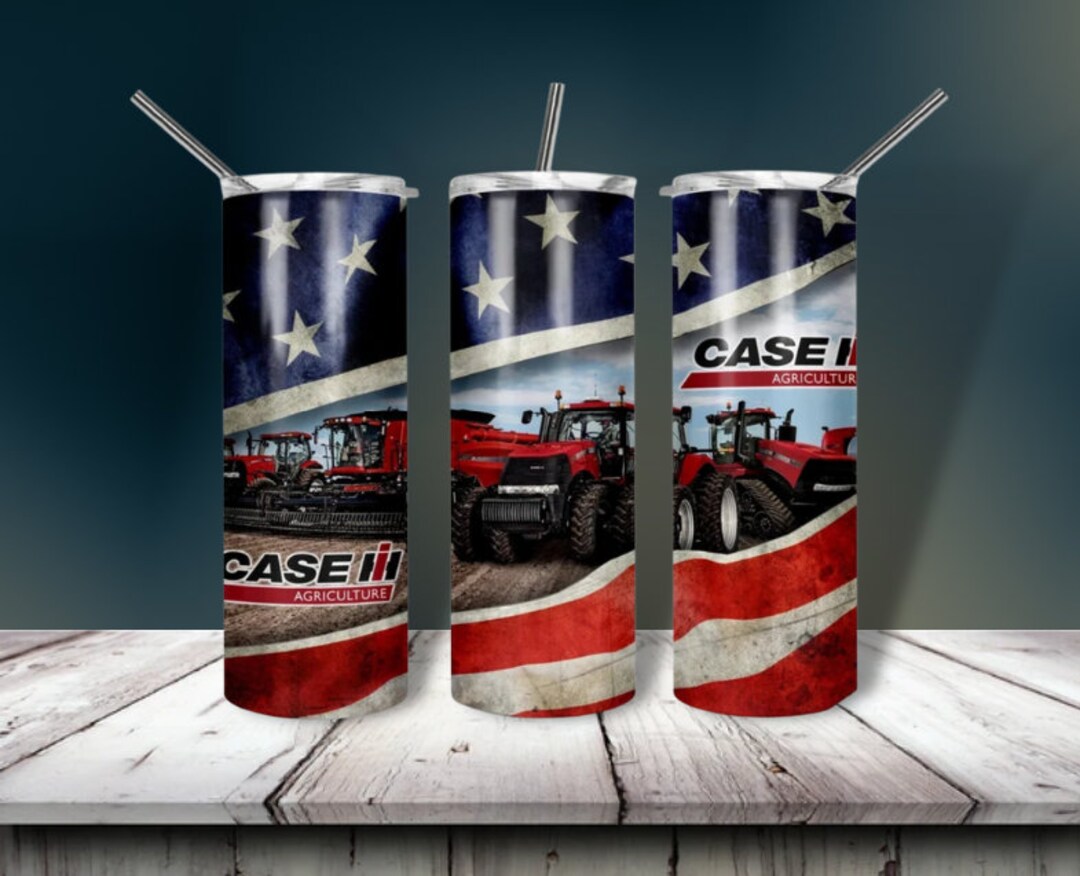 20oz Case Skinny Tumblers With Straw, Custom Case Tumblers