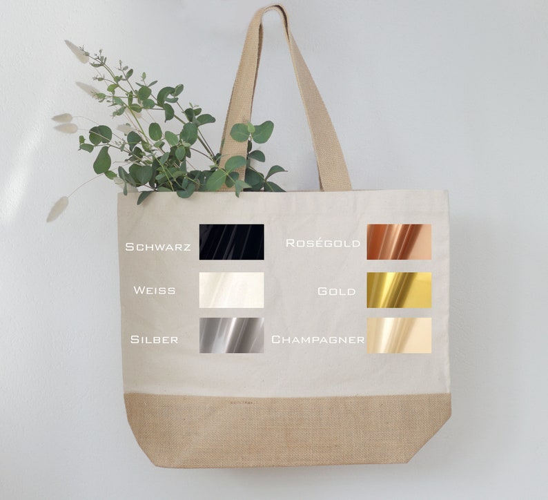 Jute bag favorite person image 3