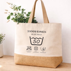 30th | 40th | 50th | 60th Birthday Birthday Gift Jute Bag Gift Bag image 1