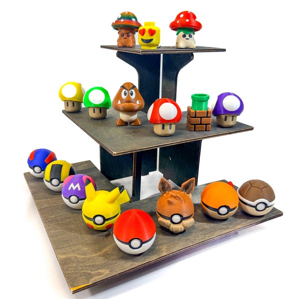 3D Printed Clicker Fidget Toy | Pocket Clicker | Pokémon & Mario Inspired Fidget | Sensory Toy | Desk Toy | Bulk Discounts Available