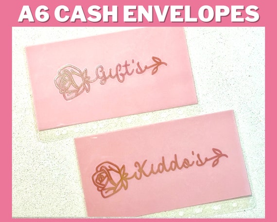 Budget Binder Envelopes Cash Stuffing Envelopes Money Envelopes A6