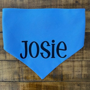 Customized Solid Print Dog Bandana