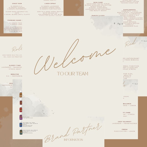 European Welcome Cards | Young Living