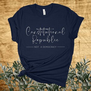 T-shirt de la République constitutionnelle : une déclaration audacieuse pour les vrais patriotes
