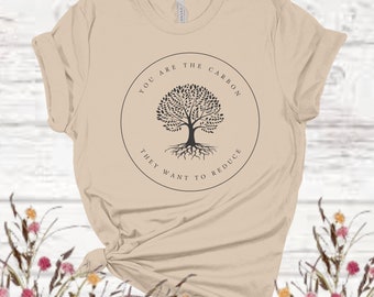 Regalo presente, humor, Navidad! Eres el carbono, Camisetas politicas humor