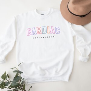 Cardiac Sonographer Sweatshirt, Gifts for Sonographer, Cardiac Sonography, Sonography Graduate, Ultrasound Tech, Sonography Crewneck