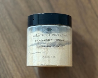 Golden Glow Kurkuma Maske | Aufhellende botanische Gesichtsmaske