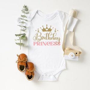 Birthday Princess Onesie,Cute Birthday Girl Onesie,First Birthday Outfit,First Birthday Baby Bodysuit,1st Birthday Onesie,Birthday Baby Girl