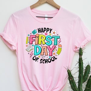 Happy First Day of School Shirt, 1st day of school Shirt, Back To School Tee, First Day Of School, Hello School Shirt, Back to School Shirt