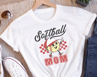 Softball Smiley Face Shirt,Softball Mom TShirt,Softball Stitches Shirt,Softball Mom Shirt,Game Day Shirt,Baseball Season,Sports Gift for Mom