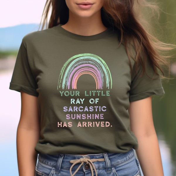 Sarcastic Sarcasm Shirt, Your Little Ray Of Sarcastic Ultra Soft Tee, Sarcastic T-Shirt, Sarcastic Gift, Shirts With Sayings