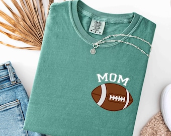Comfort Colors Football Mom T-Shirt,First Birthday Family T-Shirt,1st Year Down Rookie Year,Football Boys 1st Birthday Outfit,Gameday Shirt