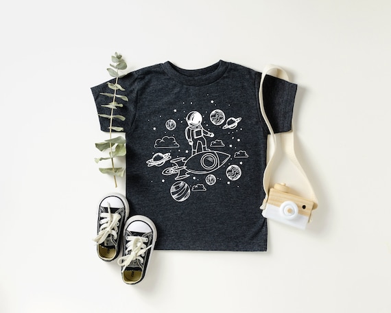 Kids Space Shirt, Space T-Shirt for Kids, Astronaut Shirt, Toddler Space Shirt,Planets Shirt,Gifts for Kids,Birthday Gift, Cool Kids Clothes
