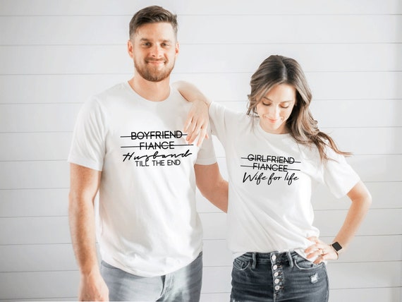 Girlfriend Fiancee Wife Shirt, Newly Married Wifey Gifts Girlfriend Fiancee Wife Shirt, Newly Married Wifey Gifts