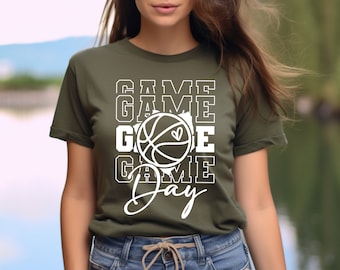Game Day Shirt, Basketball Shirt, Basketball Shirts, Basketball Mom Shirt, Basketball Tee,Sports  Shirt,Game Day Basketball,Funny Basketball