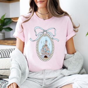 Disney Magical Castle Coquette T-Shirt,Disney Girl Trip,Disney Family Vacation T-Shirt,Disney Coquette Bow T-Shirt,Magic Kingdom T-Shirt
