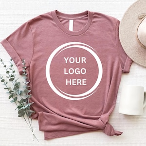 Business Logo T-Shirt,Personalized Logo T-Shirt, Custom Logo T-Shirt,Your Logo Here,Personalized T-Shirt, Custom Brand Tee,Gift for Husband