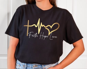 Faith Comfort Colors Shirt, Christian Shirts, Religious Gifts, Jesus Shirt, Faith Tshirts, Faith Shirt, Christian Clothing, Christian Gift