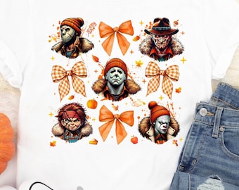 Horror Movie Shirt, Halloween Killer Shirt, Halloween Shirt, Spooky Cute Graphic Shirt, Fall Scary Movie Shirt, Horror Halloween Shirt