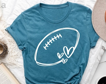 Football Shirt for Women, Football Gameday Shirt, Sunday Football, Football Shirt, Football Mom Shirt, Sports Shirt, Cute Football Shirt