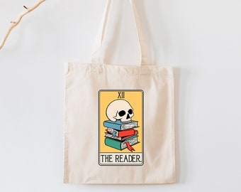 Book Lover Tote Bag, Teacher Gift, Book Lover Gift, Canvas Jumbo Tote Bag, Eco Tote Bag, Zippered Tote Bag, Gift for Her, Women Tote Bag
