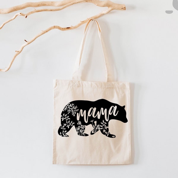 Mama Bear Tote Bag, Mom Tote Bag, Mom Gift, Mothers Day Gift, Mama Tote Bag, Gift for Her, Gift for Mom, Mom Tote Bag, Mother Tote Bag