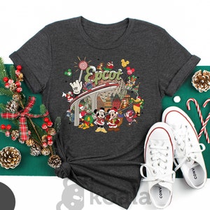Epcot Christmas Shirt, Disney Epcot Christmas Shirt, Disney Epcot Shirt, Disney Epcot 2022, Disney Christmas 2022, Disney Family Shirt